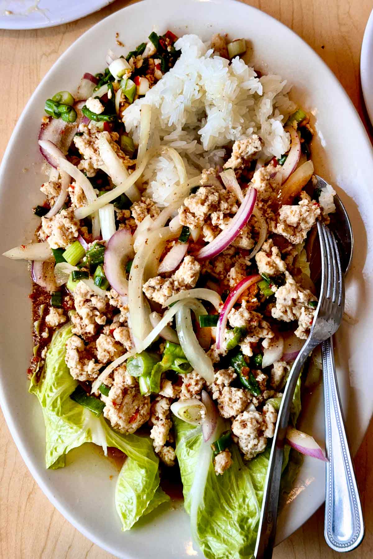 Larb 鸡肉 foodiecrush.com