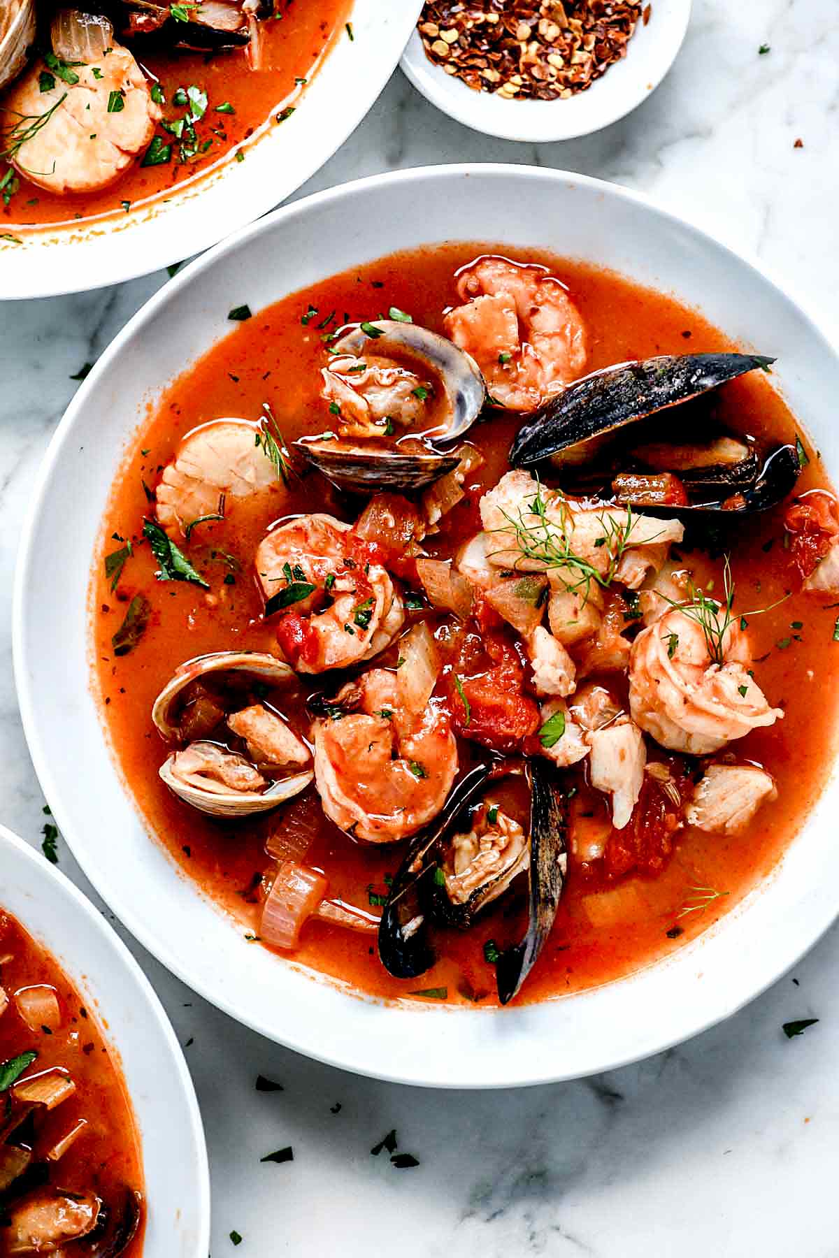 Ina Garten 的 Cioppino 食谱 | foodiecrush.com #简单#正宗#Cioppino#圣弗朗西斯科#番茄#炖菜#海鲜