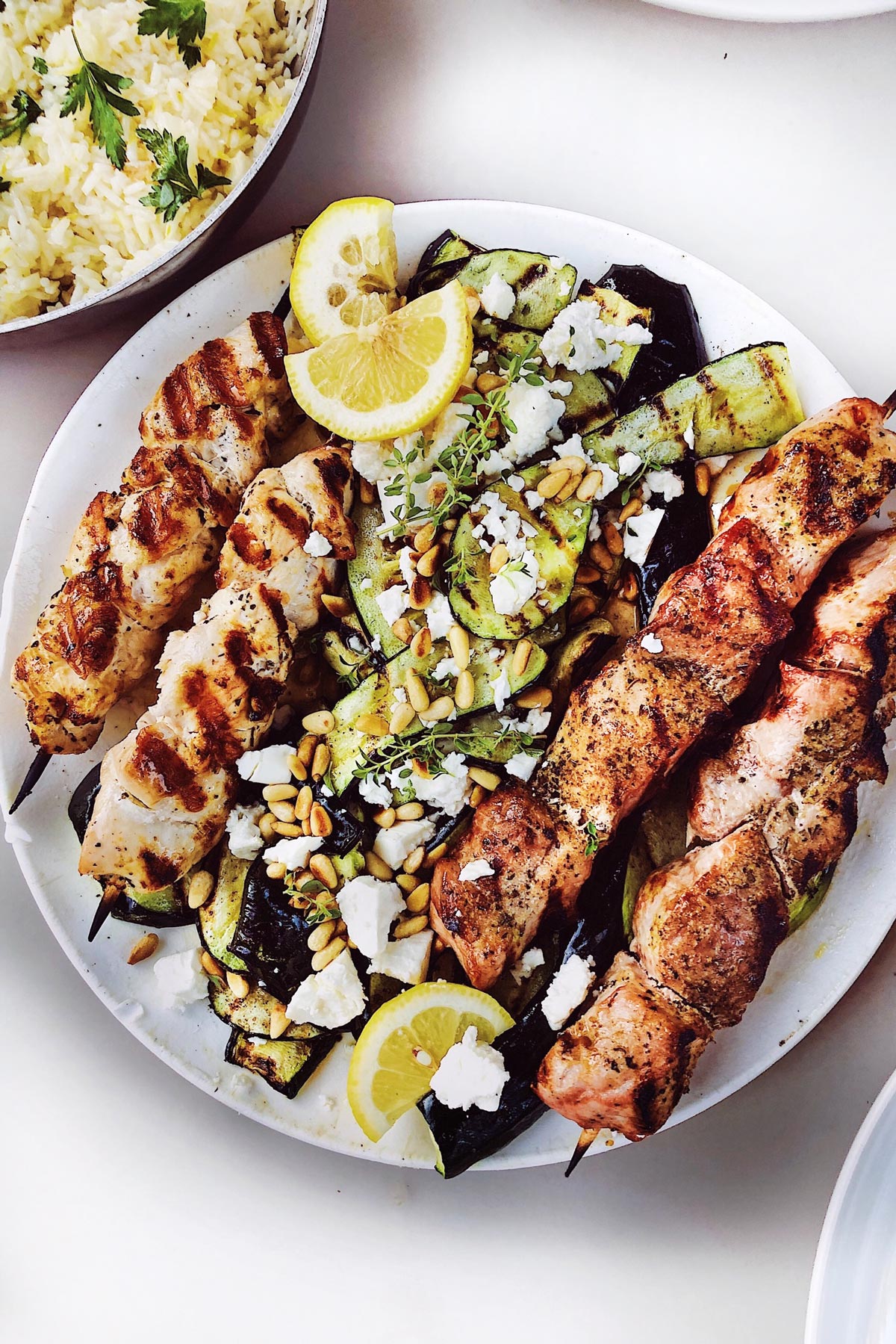 Souvlaki 晚餐 foodiecrush.com